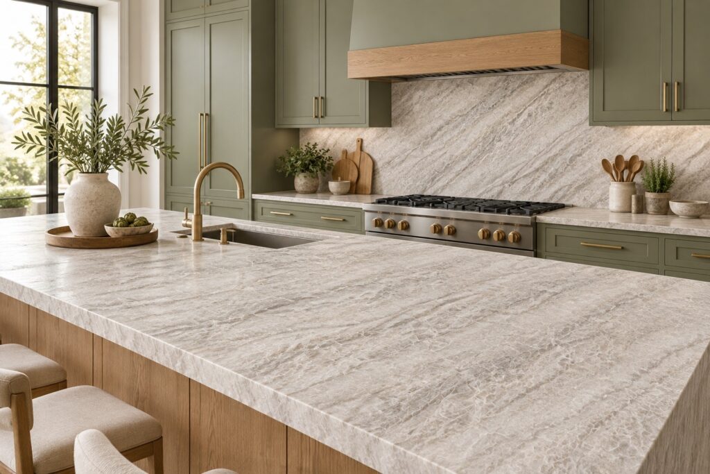 Interior concept using Avohai stone
