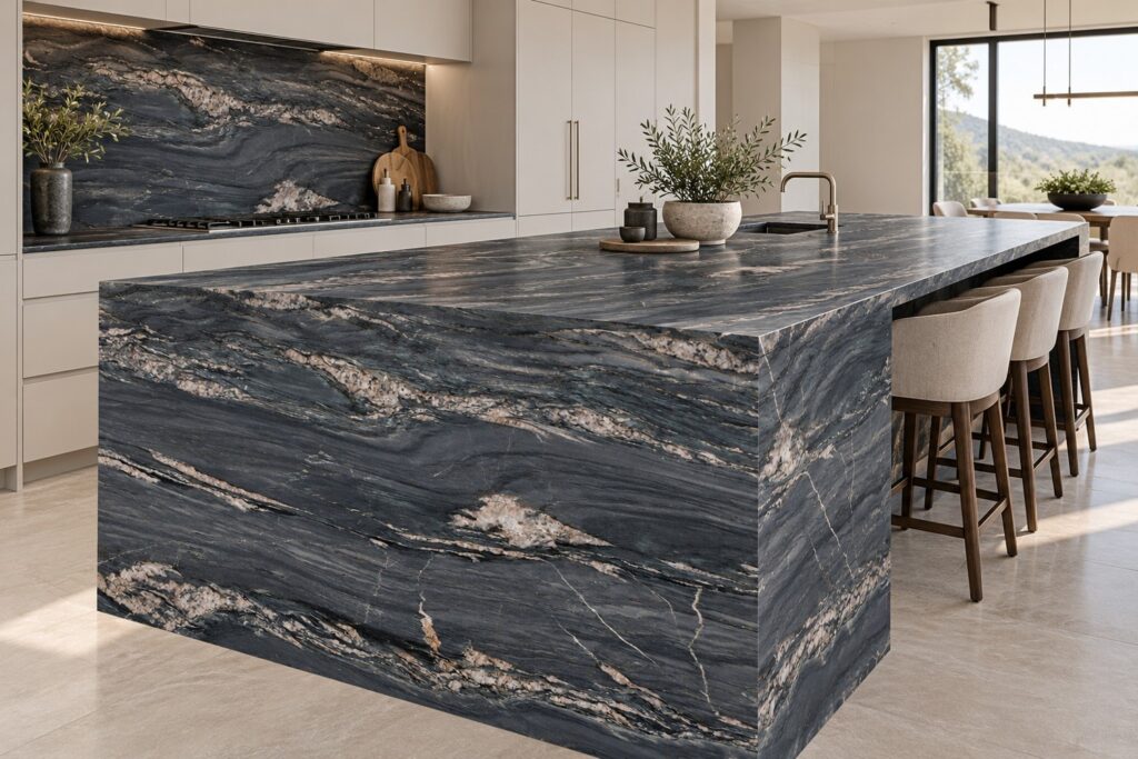 Interior concept using Kryptone stone